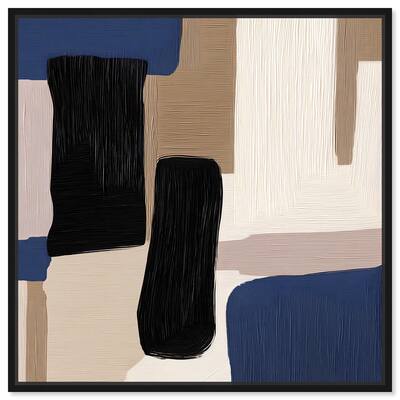 Blue Quietude I Canvas by Art Remedy