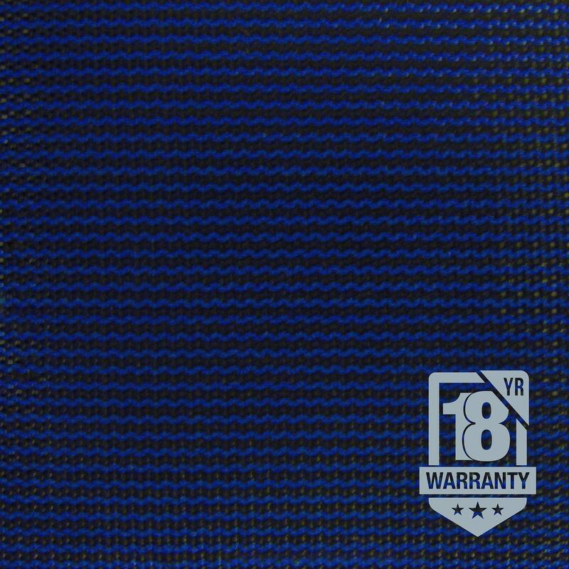 Blue Wave 18-Year Rectangular Mesh Safety Cover for In-Ground Pools - Blue
