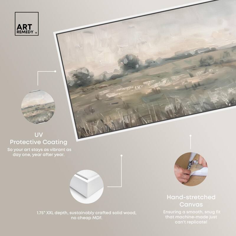 To the Meadow Panoramic Canvas by Art Remedy