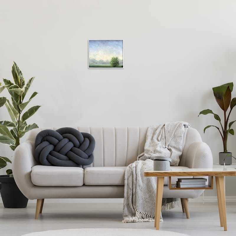 Stupell Serene Morning in Countryside Framed Giclee Art Design By Ashley Davis
