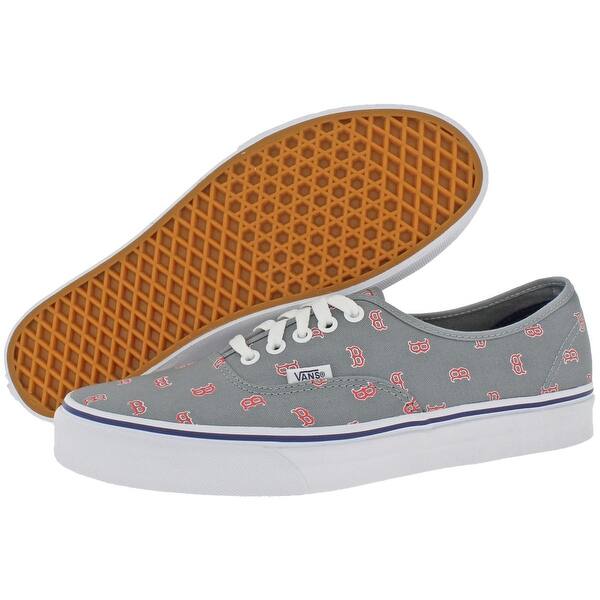 Shop Vans Mens Authentic Skate Shoes Boston Red Sox Overstock