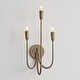 preview thumbnail 2 of 3, 10.25" W x 21" H 3-Light Candle Sconce in Mystic Bronze - 10.25"W x 21"H x 7"E