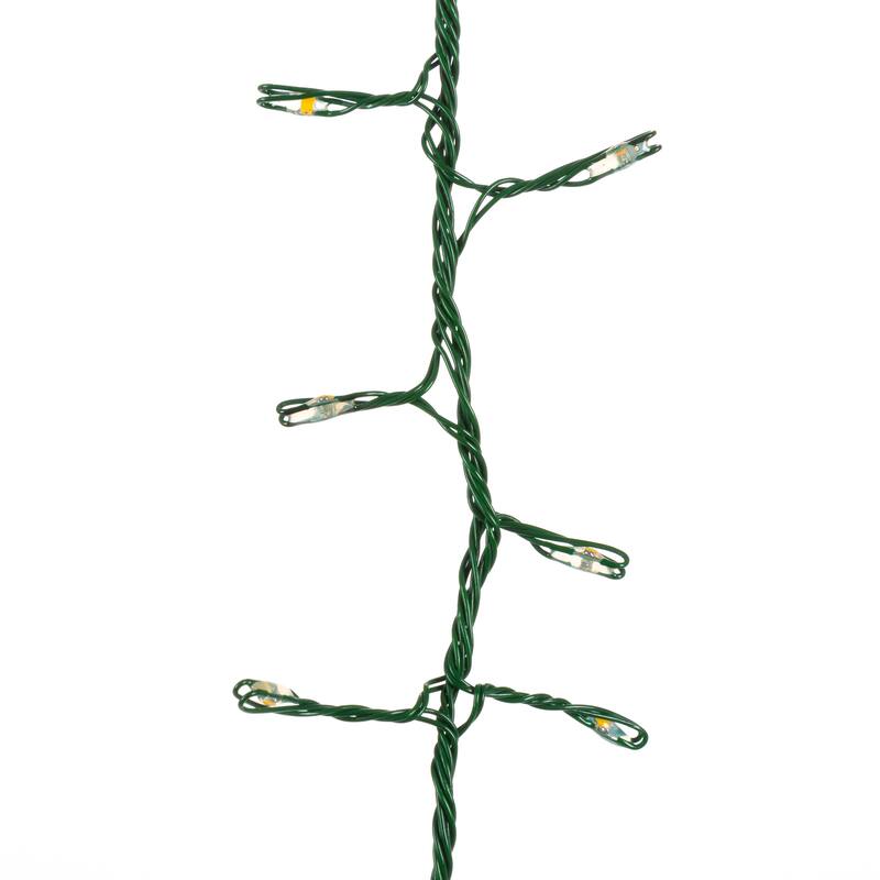 Set of 2 6 ft Electric Firecracker Garland with Warm White Lights