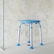 preview thumbnail 31 of 40, Tool-Free 300 Lb. Capacity, Adjustable White Bath & Shower Stool - 14.25"D x 14.25"W x 14" - 20.75"H