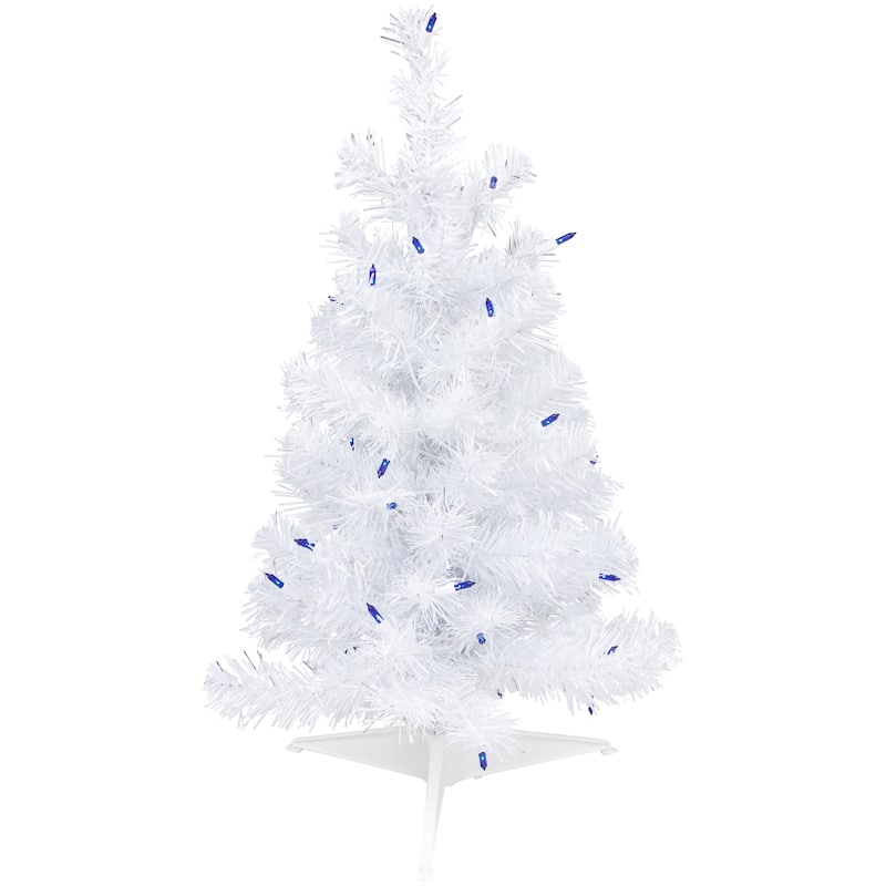 Starry Trees Metal Christmas Decorations - 18.5" - Set of 2 - 2'