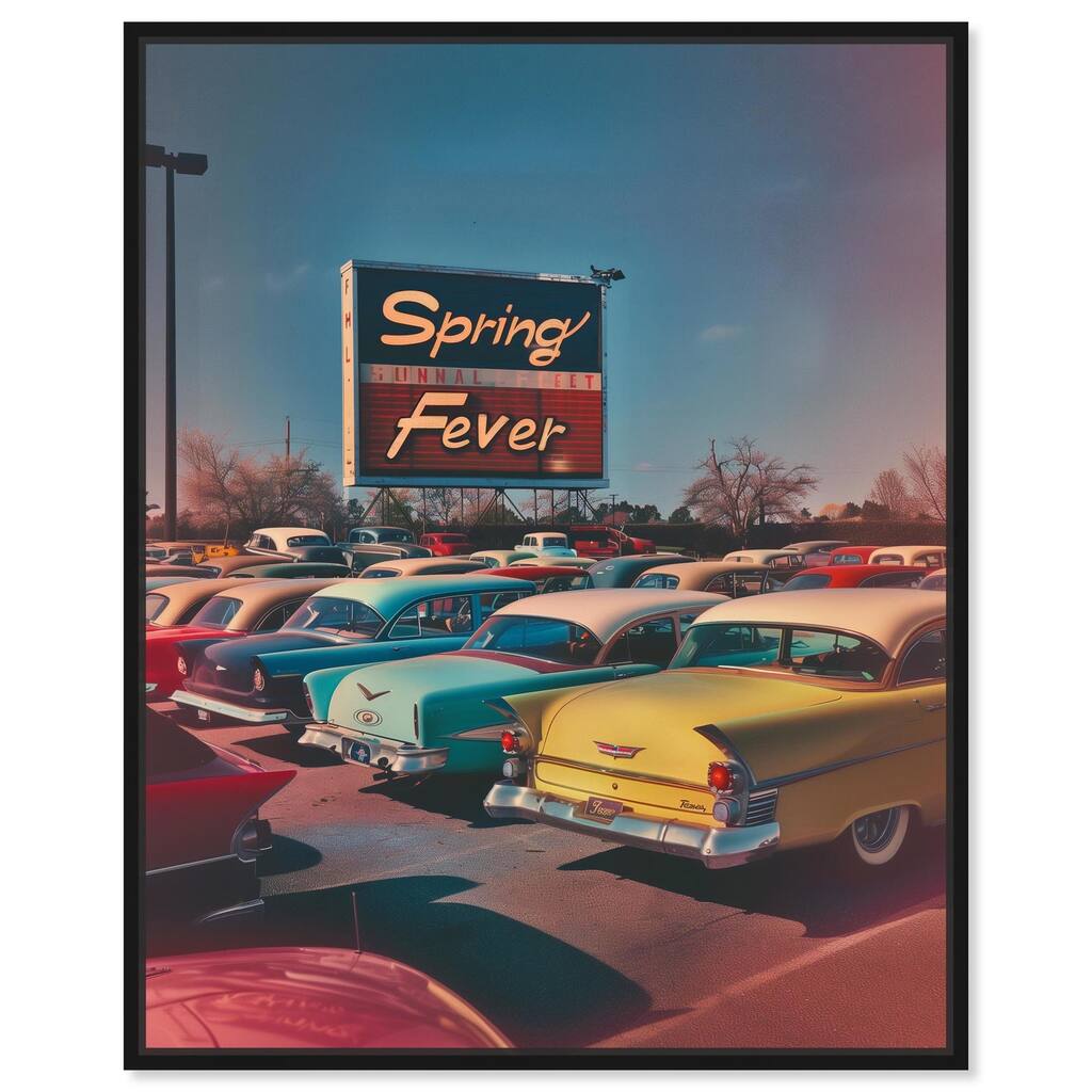 Spring Drive By Canvas by Art Remedy