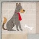 preview thumbnail 8 of 8, Lambs & Ivy Bow Wow Gray/Tan Dog/Puppy Nursery 4-Piece Baby Crib Bedding Set