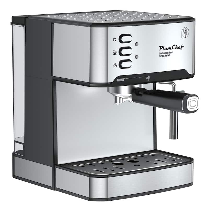 Anmytek 20 Bar Cafe Quality Home Barista Espresso Machine with Milk Frother - ESE Pod Compatible