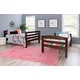 preview thumbnail 2 of 10, Linon Levi Solid Wood Twin over Full Bunk Bed