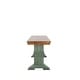 preview thumbnail 38 of 42, Eleanor Two-Tone Trestle Leg Wood Dining Bench by iNSPIRE Q Classic