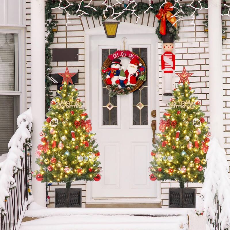 4.5ft Artificial Christmas Tree 2 PACK - 4.5 Foot