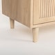 preview thumbnail 11 of 10, Tucker Light Brown Solid Wood w/Patterned Doors Sideboard - 71.75"W x 30"H x 15"D