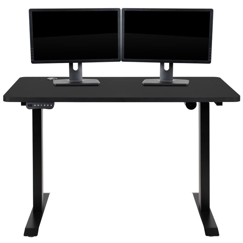 Electric Height Adjustable Standing Desk - 48" Wide x 24" Deep