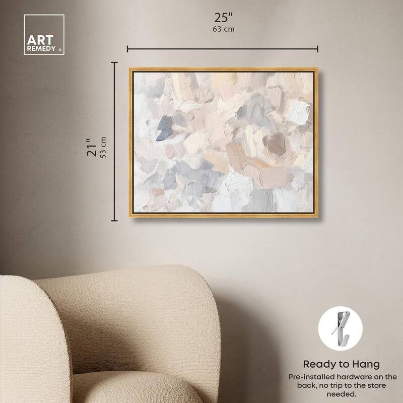 Soft Colors Fade I Canvas by Art Remedy