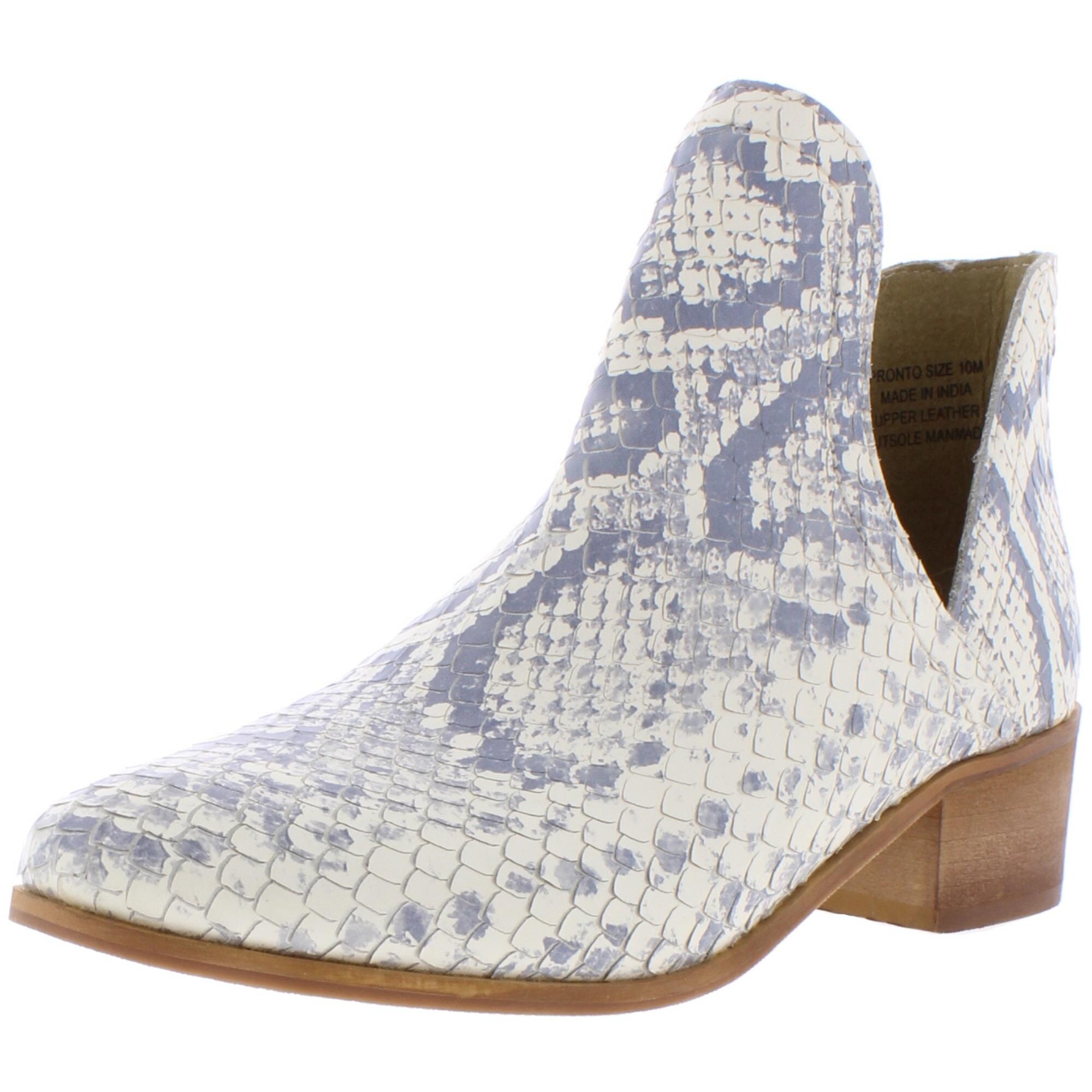 matisse snake ankle boots