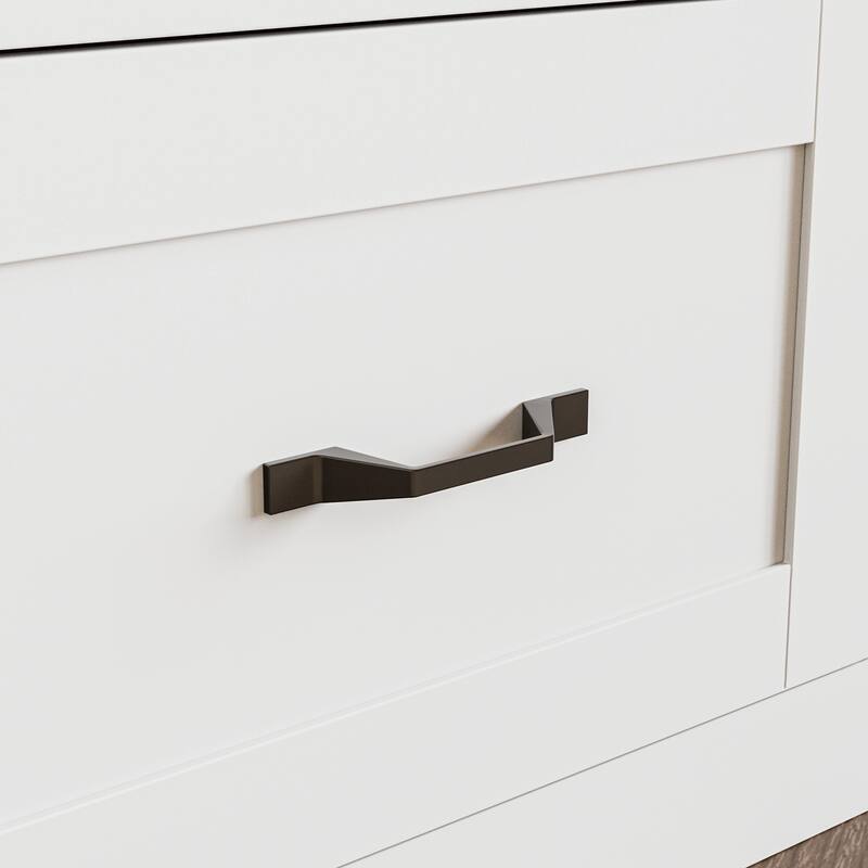 Lift TV Cabinet Electric TV Lift Dresser w/Dual Control and 2 Power Outlets Dresser Entertainment Center