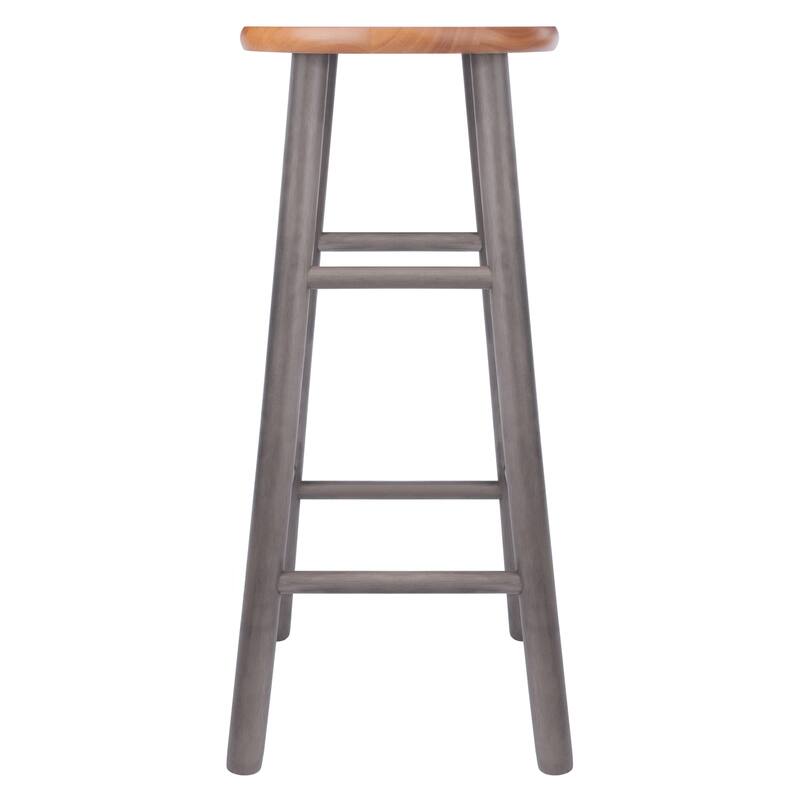 2-Pc Bar Stool Set - 12.99 x 12.99 x 24.41 inches