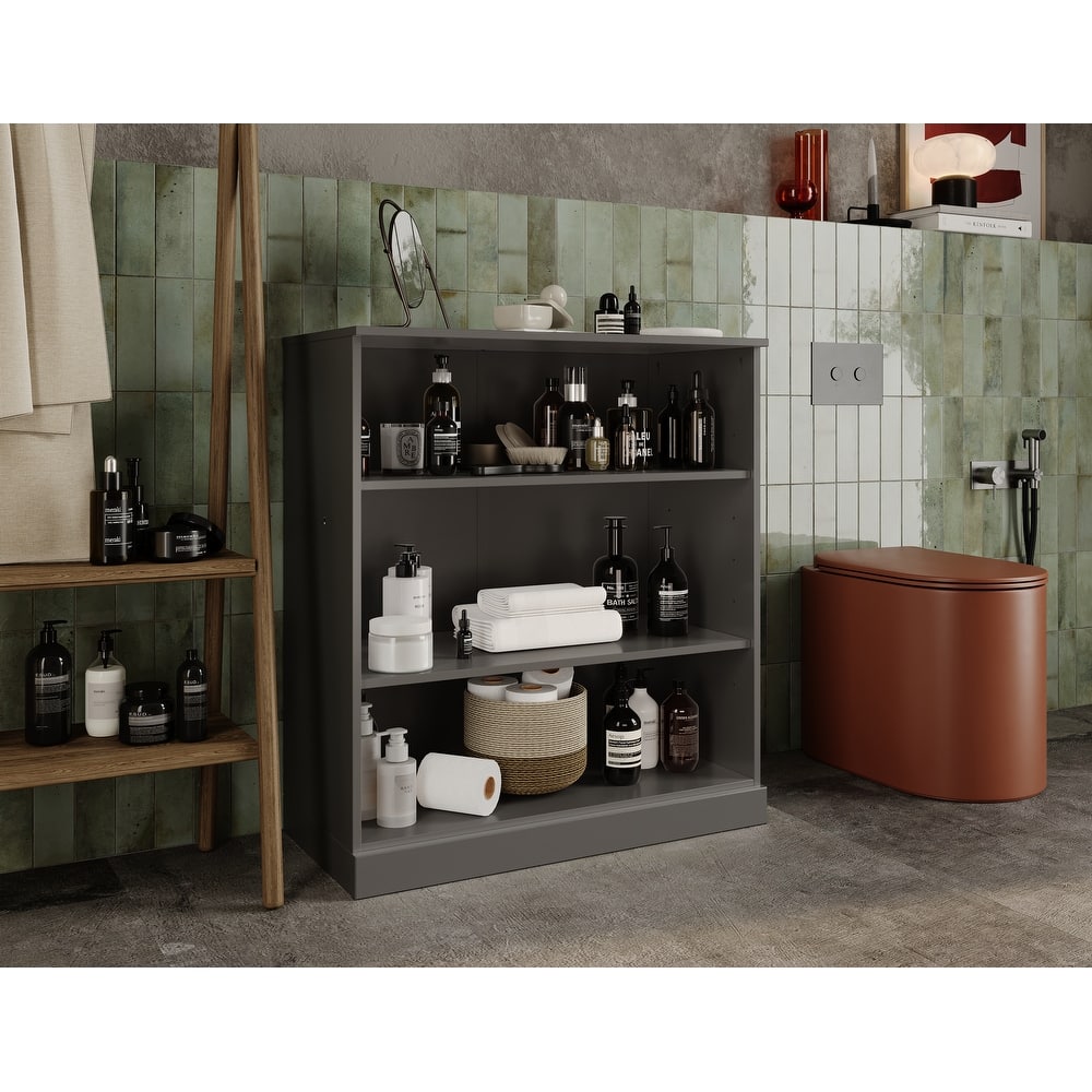 Palace Imports 100% Solid Wood 32" Bathroom Cabinet with Adjustable Shelves