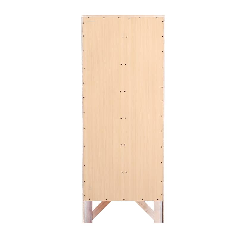 7-Drawer Wooden Lingerie Chest - 58" - White