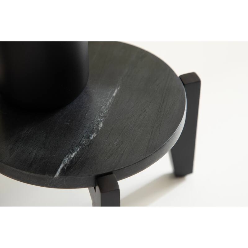 Kate and Laurel Icelyn Round Plant Stand Set