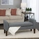 preview thumbnail 4 of 13, Carson Carrington Borg Charcoal Fabric Storage Bench Settee