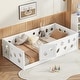 preview thumbnail 3 of 10, Twin Montessori Floor Bed with Guardrails & Door
