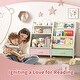 preview thumbnail 12 of 14, 3-Tier Kids Bookshelf and Toy Organizer, Bookcase with Toy Bins