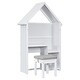 preview thumbnail 11 of 22, House-Shaped Kids Desk and Stool