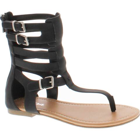 soda caged ankle strap sandals