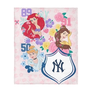MLB Disney Princesses Game On Girls Silk Touch Throw Blanket