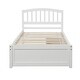 preview thumbnail 8 of 13, Twin Wood Platform Bed Frame with Headboard and Two Storage Drawers, No Box Spring Needed