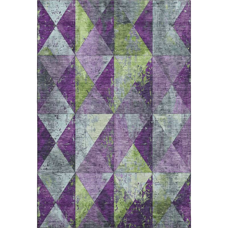 Premium Washable Super Soft Diamond Mosaic Mayfield Rug