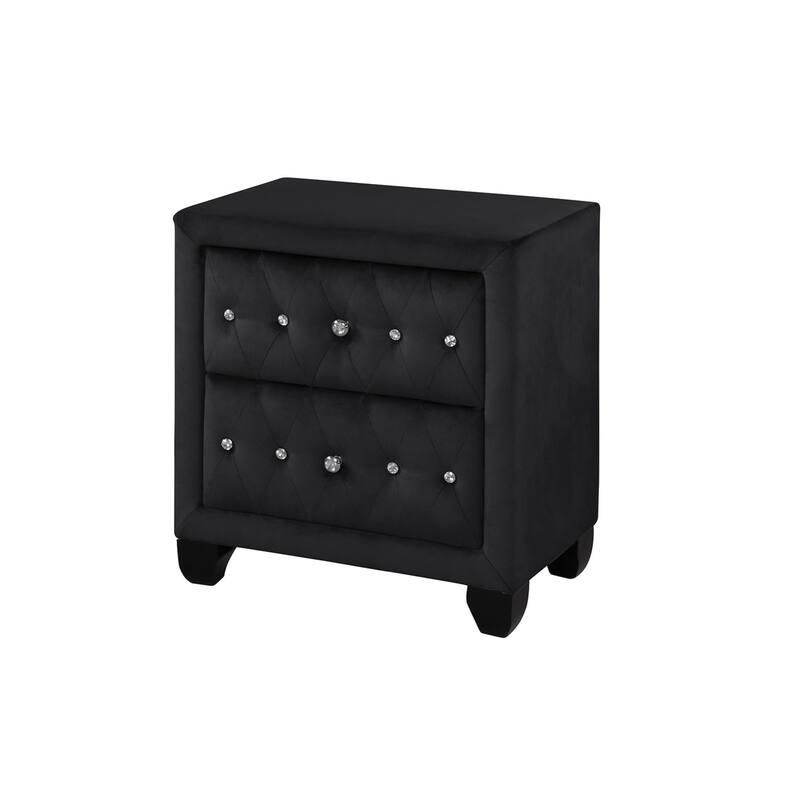 Encore King / Queen 4PC / 5PCS Vanity Bedroom Set in Beige / Black / Gray