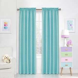 Eclipse Kids Polka Dots Room-Darkening Window Curtain Panel - 42X84