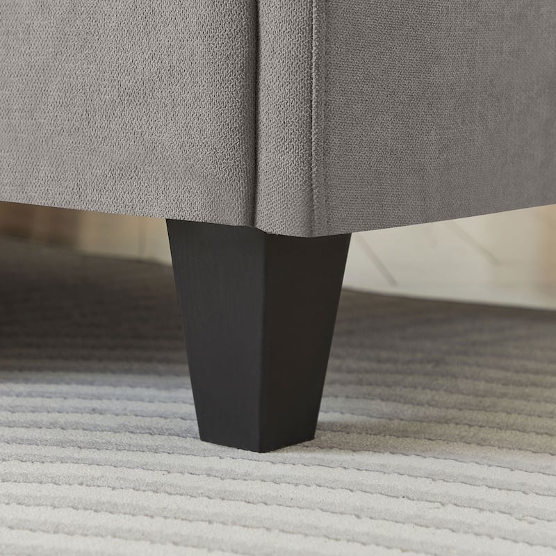 86.22" L Shaped Sectional Sofa with Side Storage Pockets