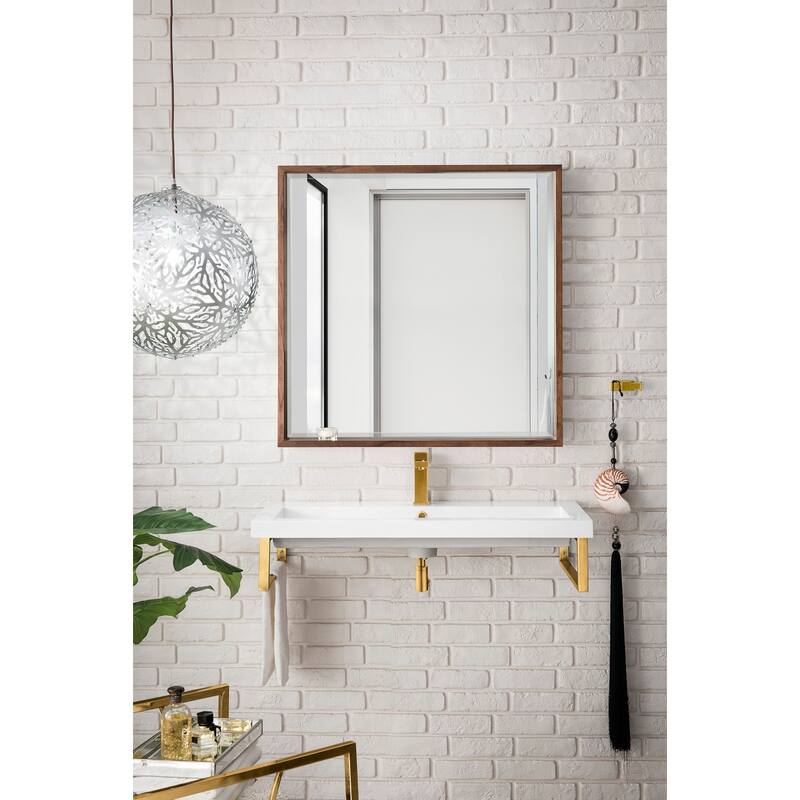 James Martin Vanities 055BK1639.5WG2 Boston 39-3/8" Rectangular