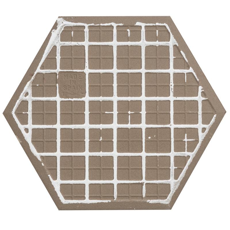 The Tile Life Milan 8x9.5 Black Matte Hexagon Porcelain Floor & Wall Tile