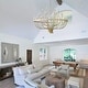 preview thumbnail 17 of 16, Gold Chandelier Modern Farmhouse Pendant Lighting for Dining Room Foyer Entryway