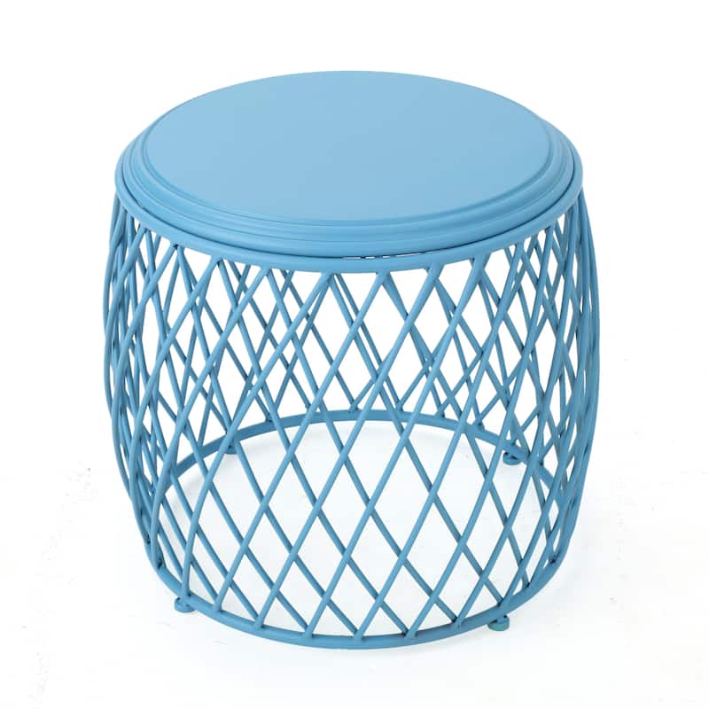 Bryony 19-inch Round Lattice Side Table by Christopher Knight Home