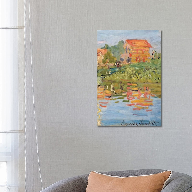 iCanvas "Regattas at Argenteuil, c.1872" by Claude Monet Canvas Print - 26x18x1.5