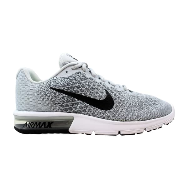 Shop Nike Air Max Sequent 2 Pure Platinum Black Cool Grey 852461