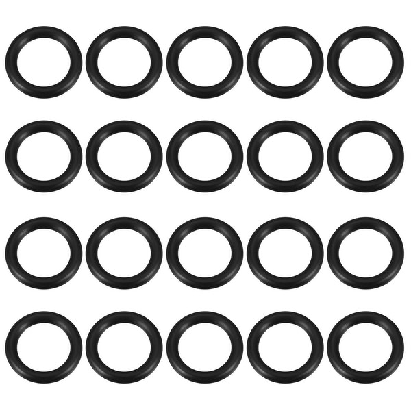 O-Rings Nitrile Rubber Outer Diameter 40 mm Round Seal Gasket Pack of 10 Width 1 mm Inner Diameter 38 mm