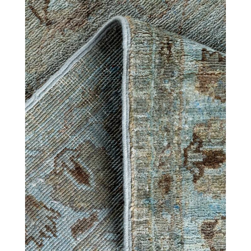 Vibrance, One-of-a-Kind Hand-Knotted Area Rug - Gray, 3' 10" x 5' 10" - 3' 10" x 5' 10"