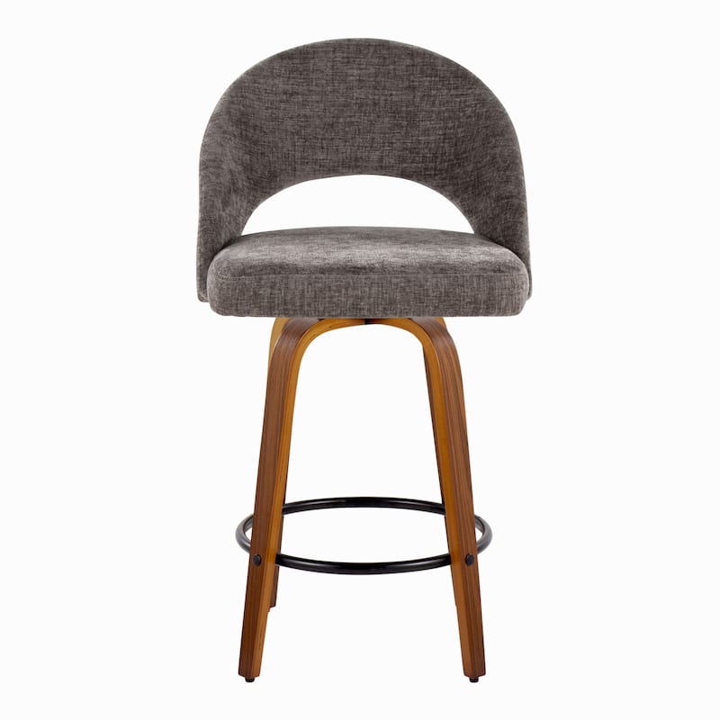 Renee Upholstered 26" Fixed-Height Counter Stool - Set of 2