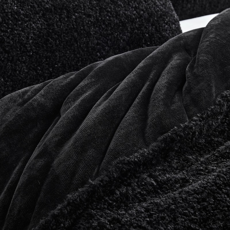 Oh Em Gee - Coma Inducer® Oversized Comforter Set - Black