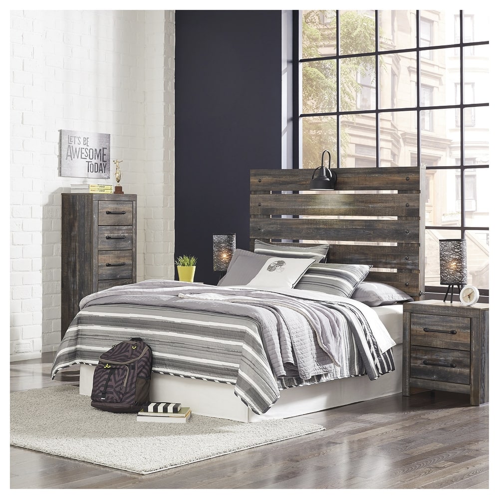 Drystan Rustic Panel Bed