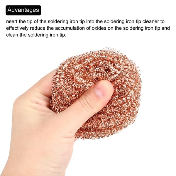 Solder Tip Iron Cleaner 15g Solder Tip Cleaning Brass Tip Kit 25 Pack