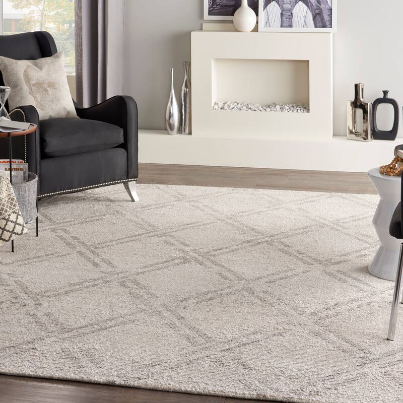 Nourison Venosa Contemporary Geometric Hand-tufted Area Rug