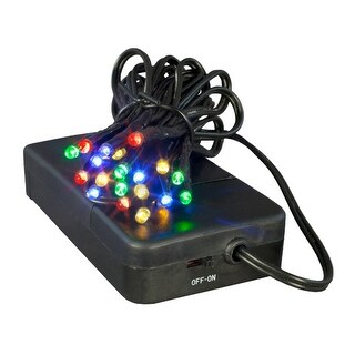 Multi-Color 20 Light LED Battery Powered Mini Light Set - 76.8