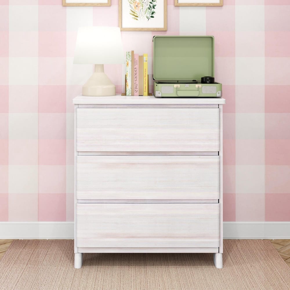 Max and Lily Farmhouse 3 Drawer Dresser